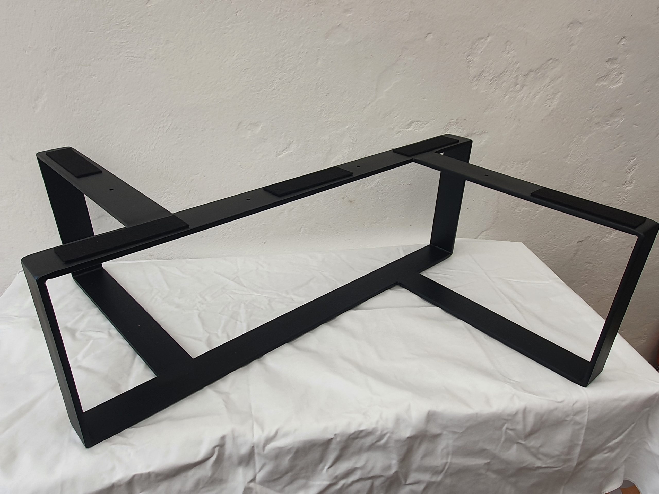 piétement table basse en plat 80x8mm