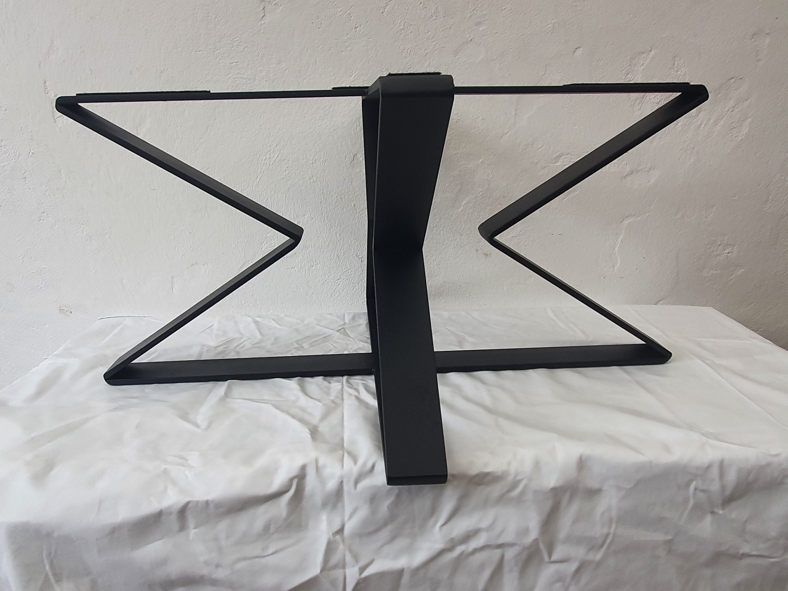 pied table basse en plat 80x8mm