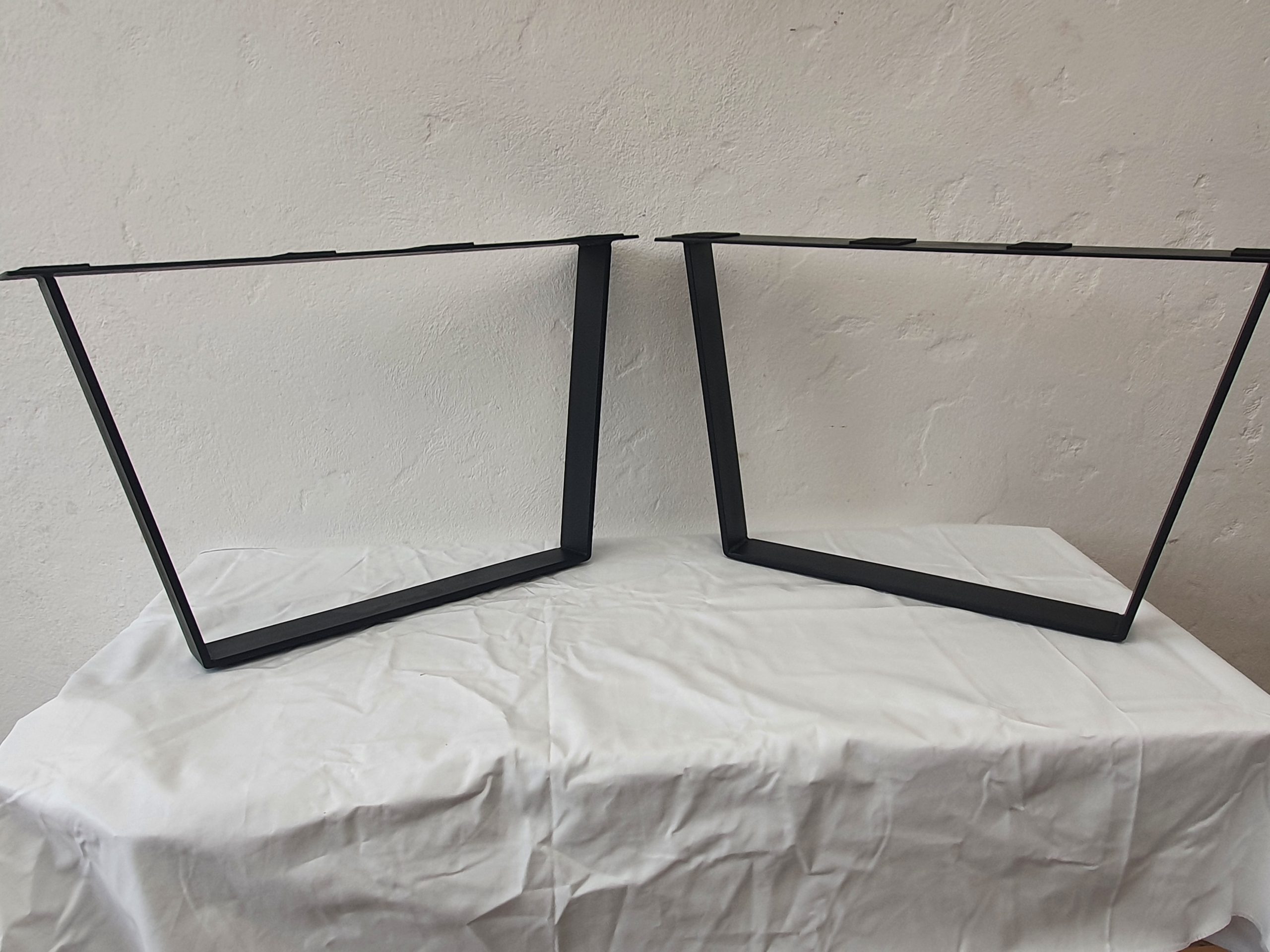 piétements U plats 80x8mm